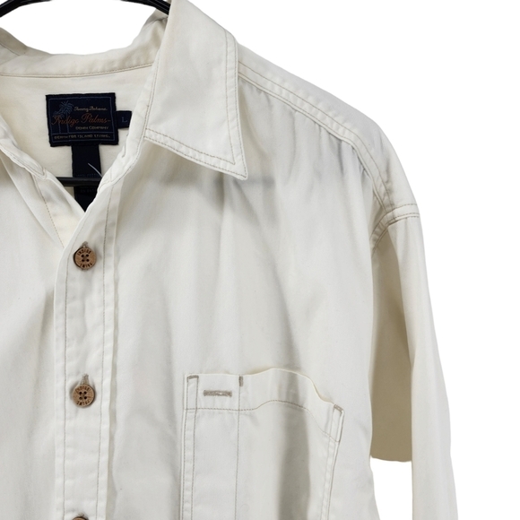 Tommy Bahama Indigo Palms Denim Company Men's Vintage Button-Up Denim Shirt - Picture 2 of 5